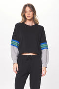 Vintage Havana Fleece Twill Tape Pullover