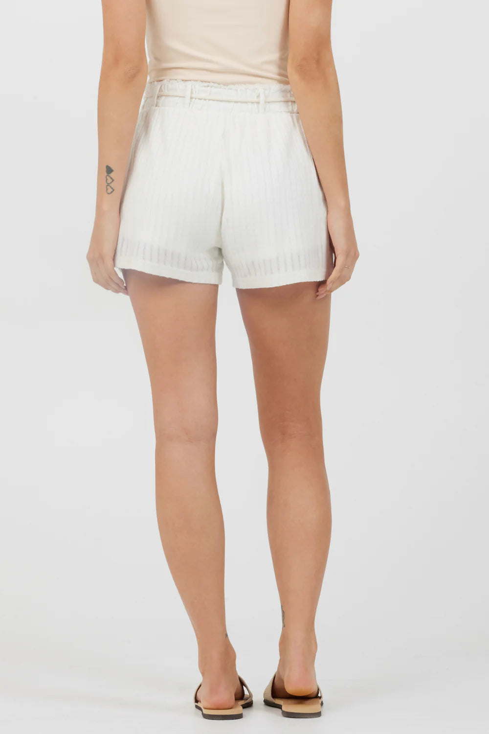 Vintage Havana Cotton High Waist Short w/ Cord
