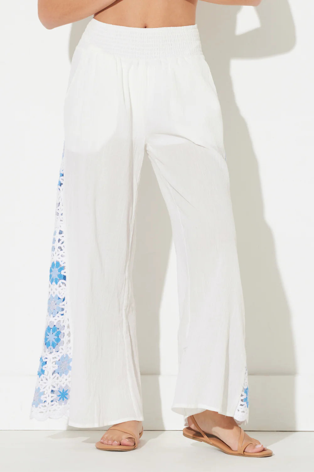 Ocean Drive Crochet Square Crochet Insert Pant