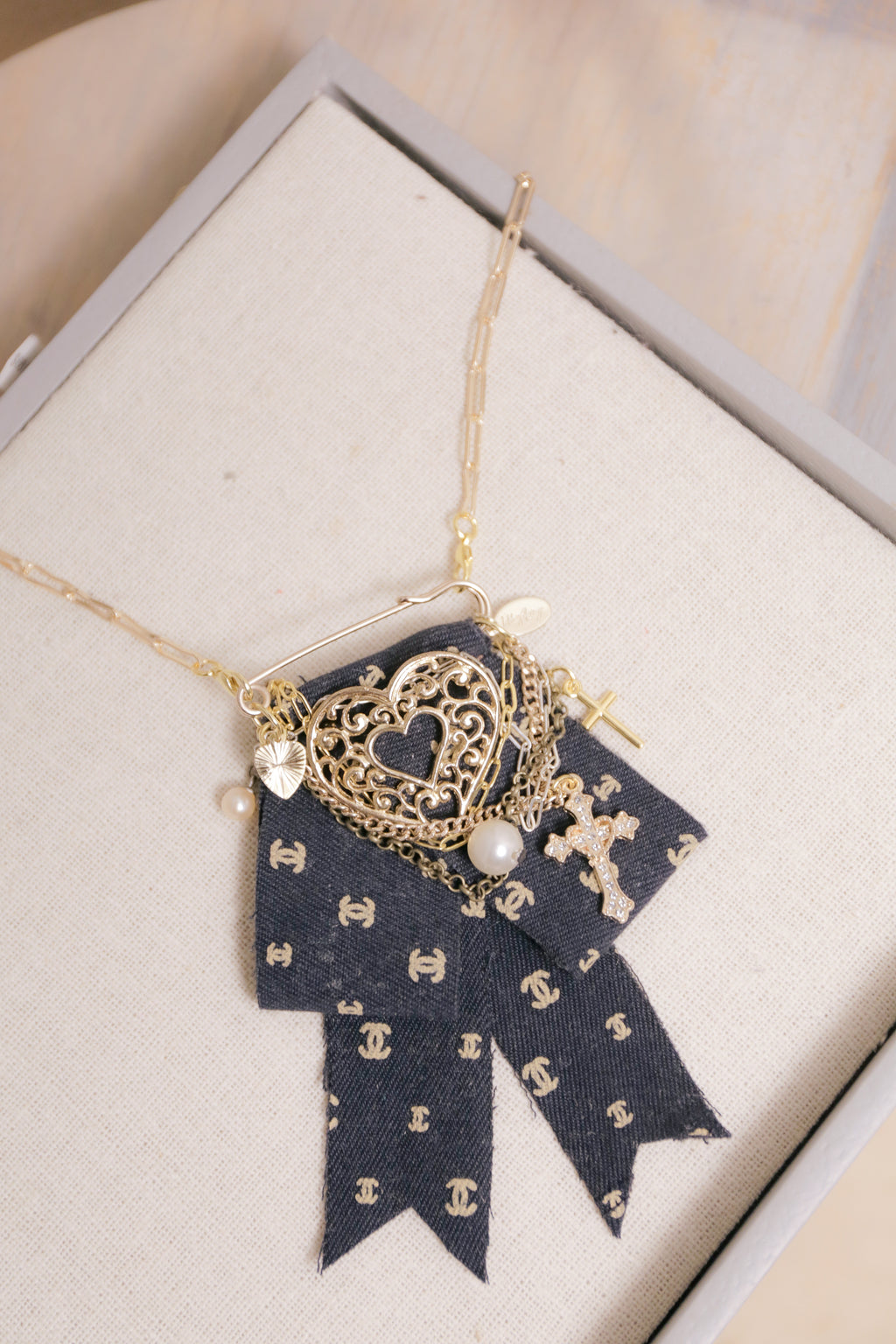The Chanel Heart Brooch Necklace | One-of-a-Kind