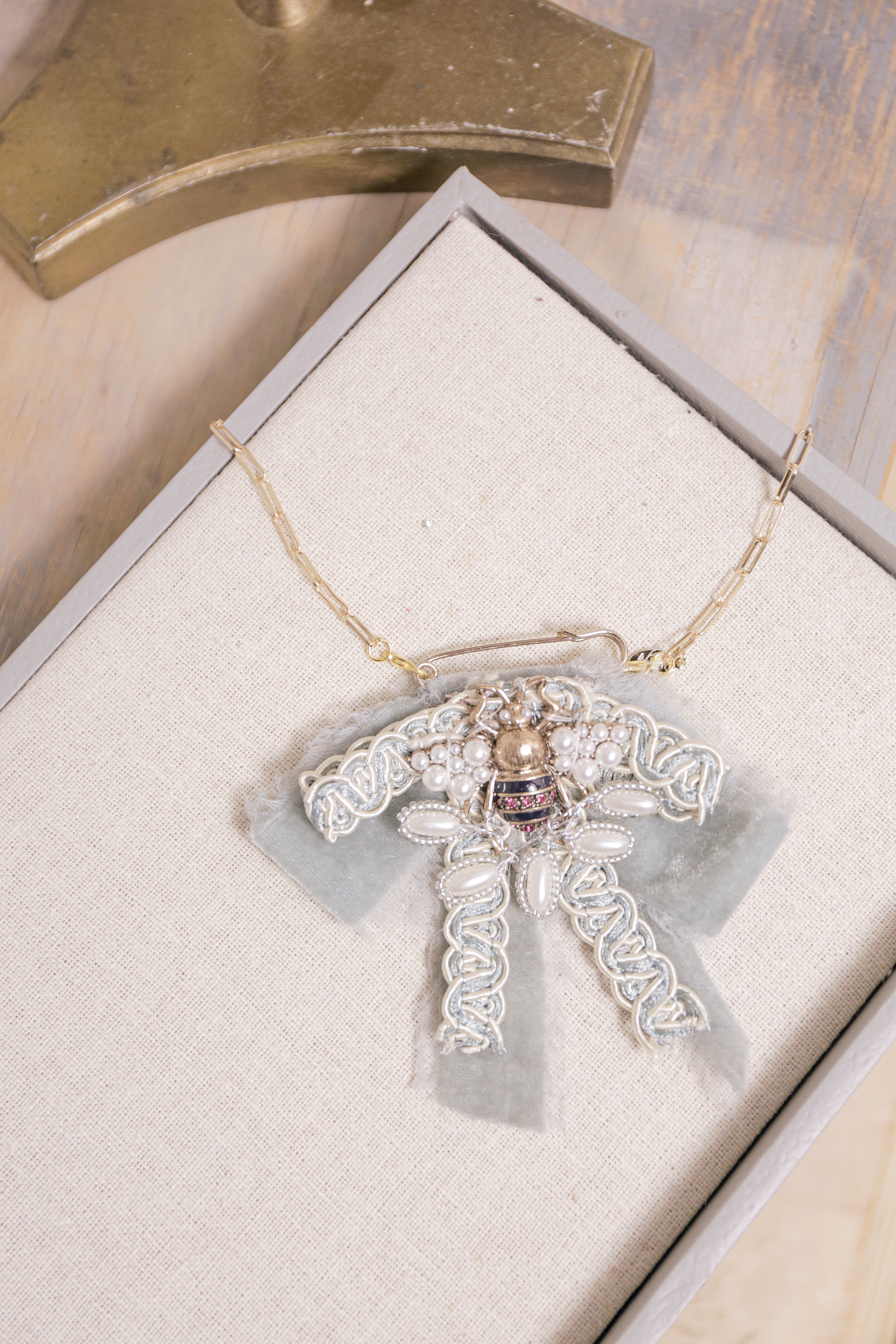 Bee Yourself Brooch Necklace | One-of-a-Kind