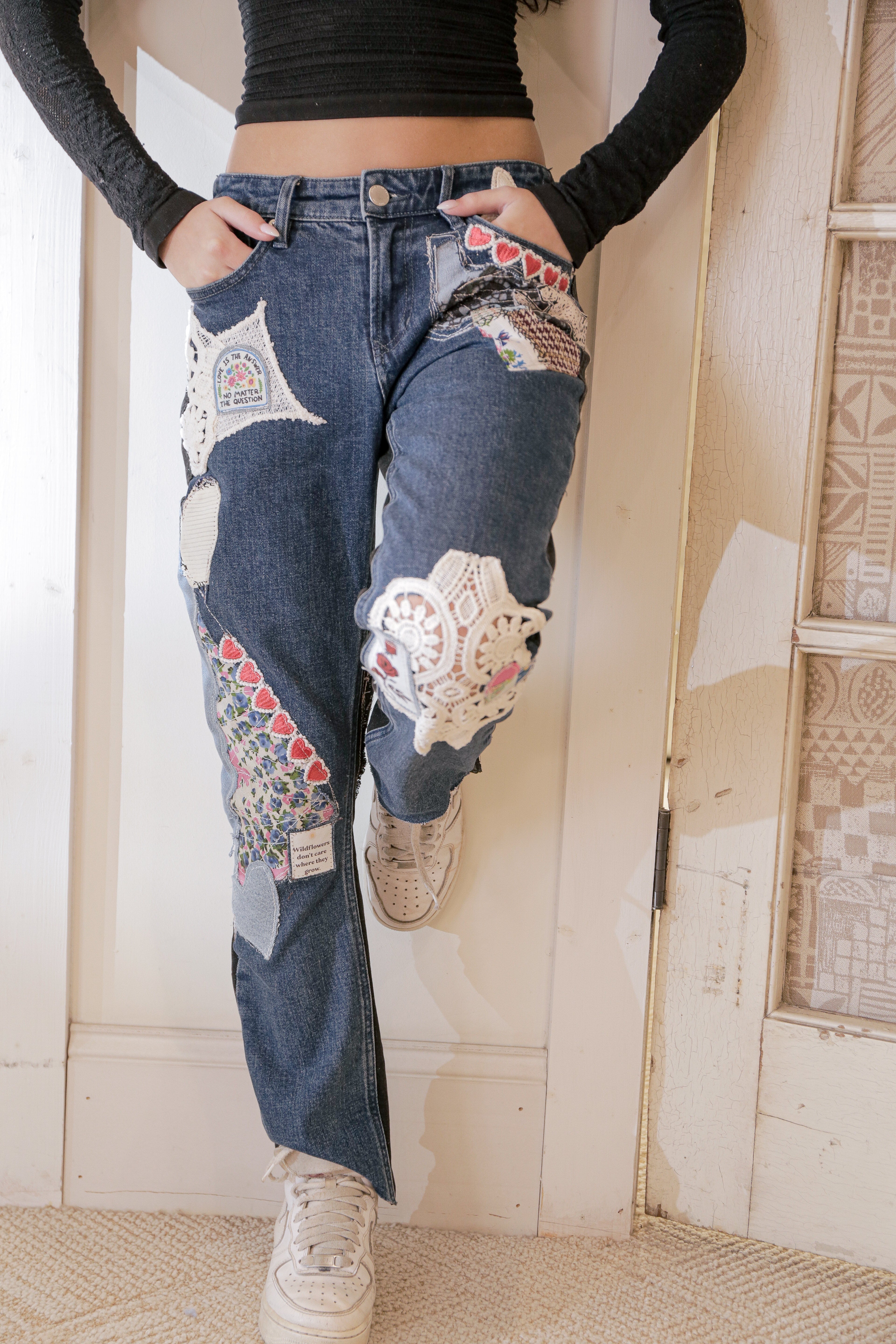 Libby Story x Dear John Vintage Patch Jeans | One-of-a-Kind
