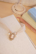 Show Some Face Pearl Fabric Necklace | One-of-a-Kind