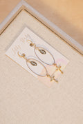 Libby Story Oval Cross Dangle Earring |