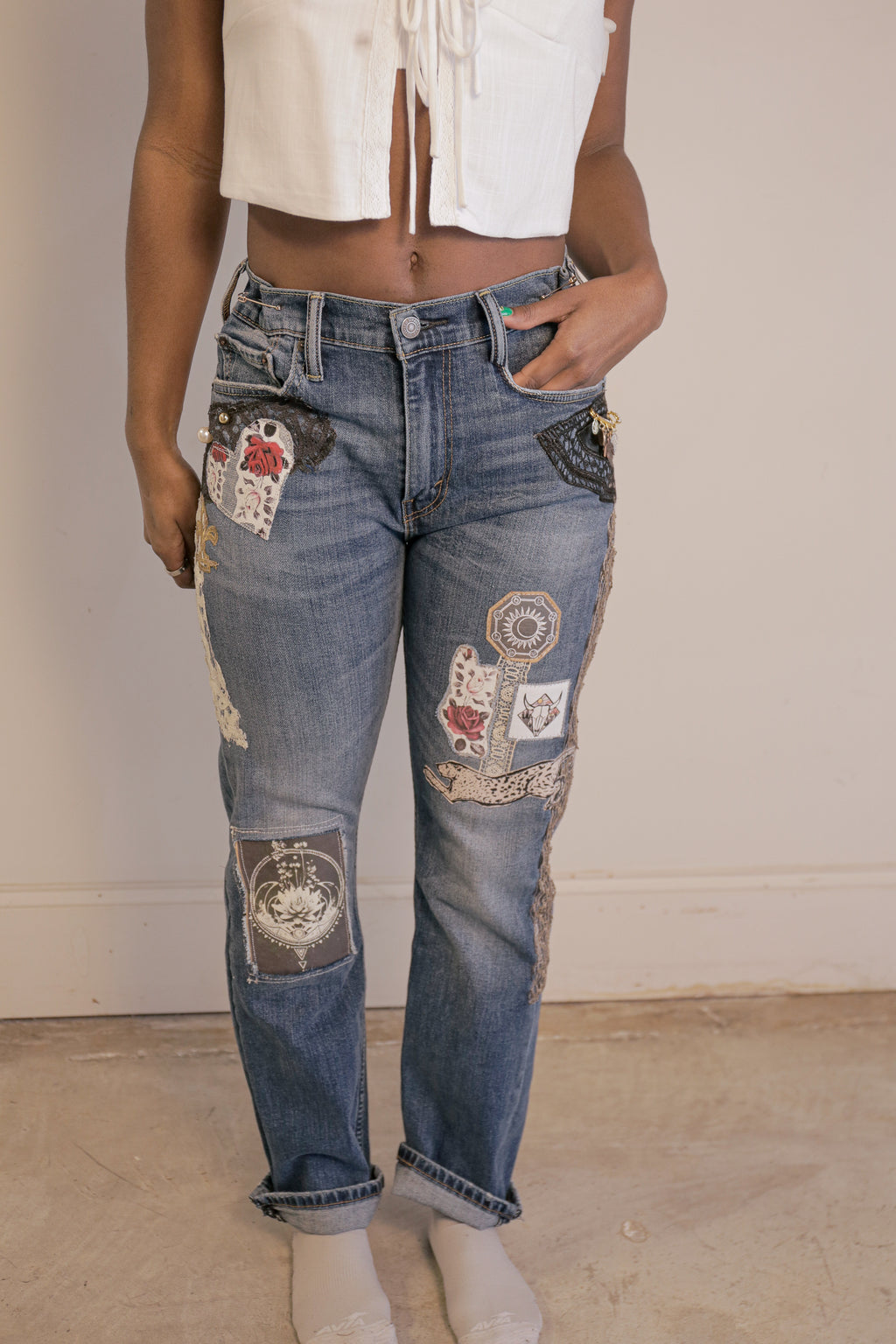 Levi x Libby Story Patchwork Denim | One-of-a-Kind