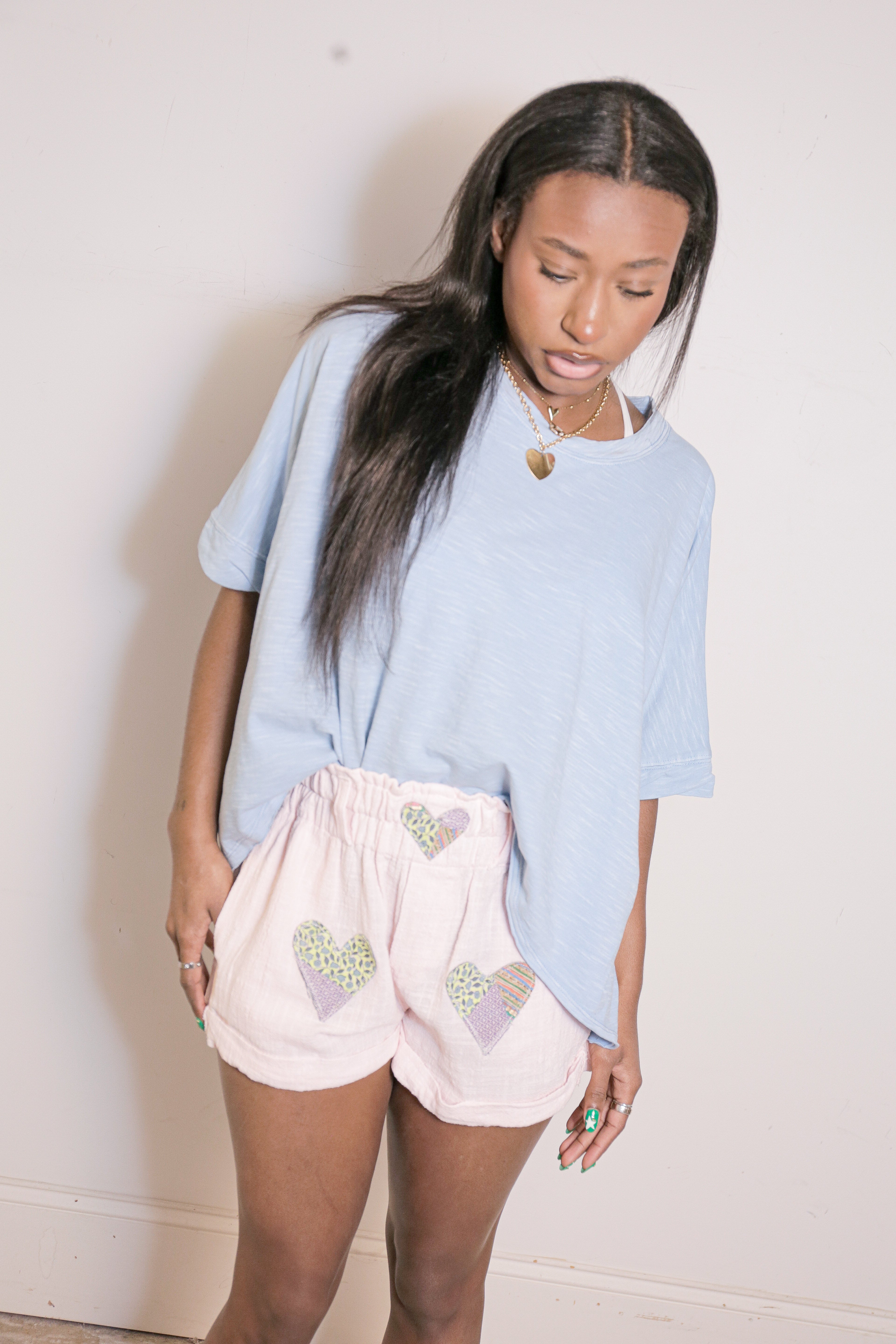 Libby Story Free People Patchwork Short | One-of-a-Kind
