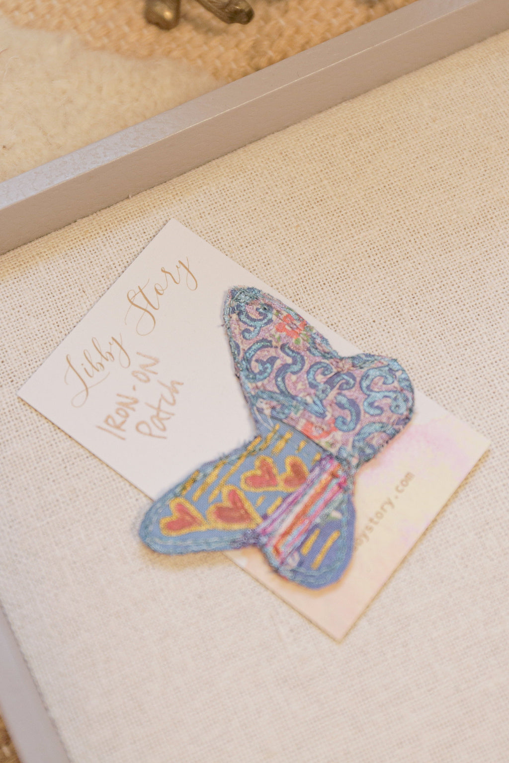 Libby Story Medium Hand-painted Butterfly Patch