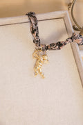 Cupid Crush Fabric Necklace | One-of-a-Kind
