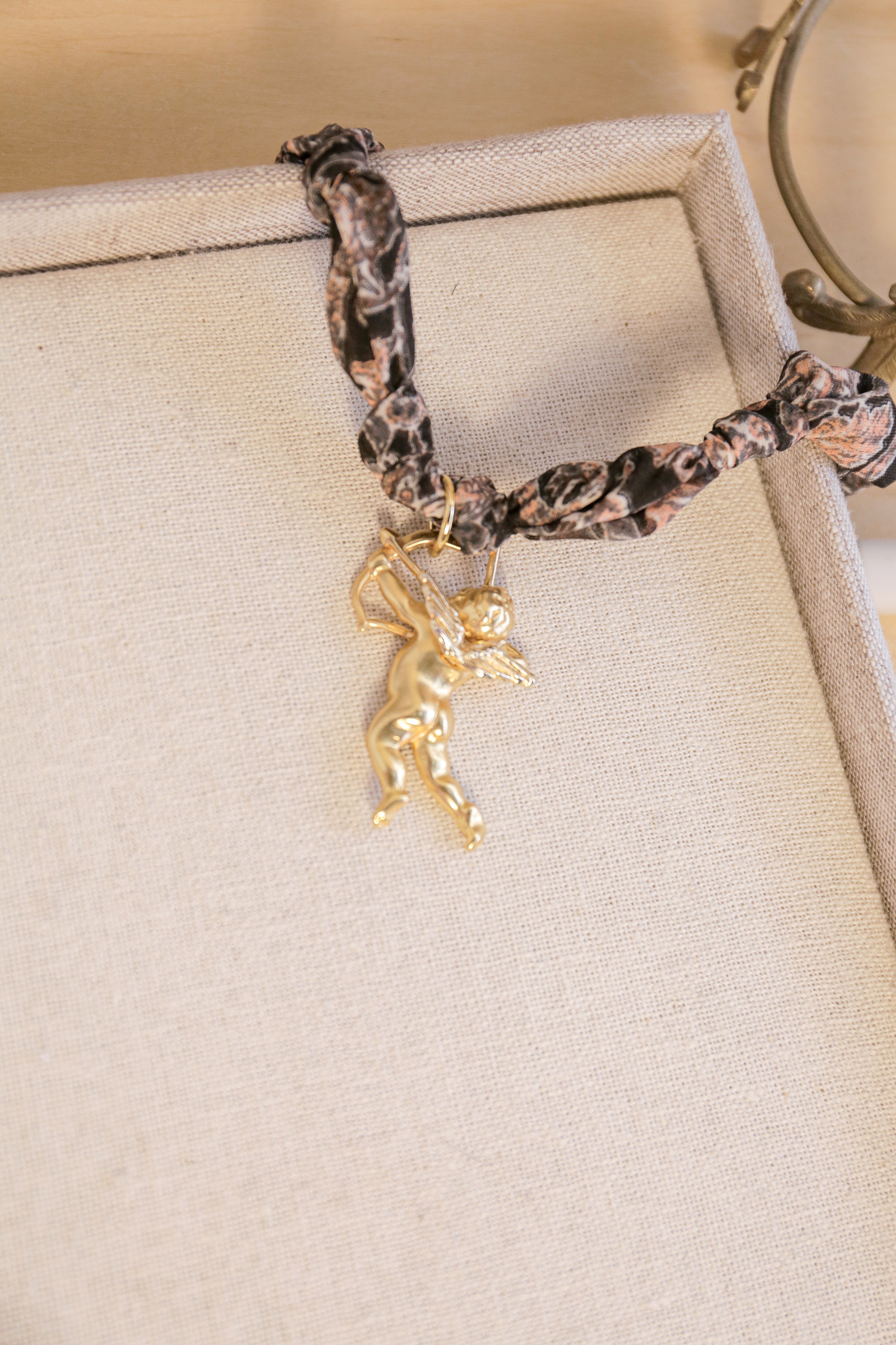 Cupid Crush Fabric Necklace | One-of-a-Kind
