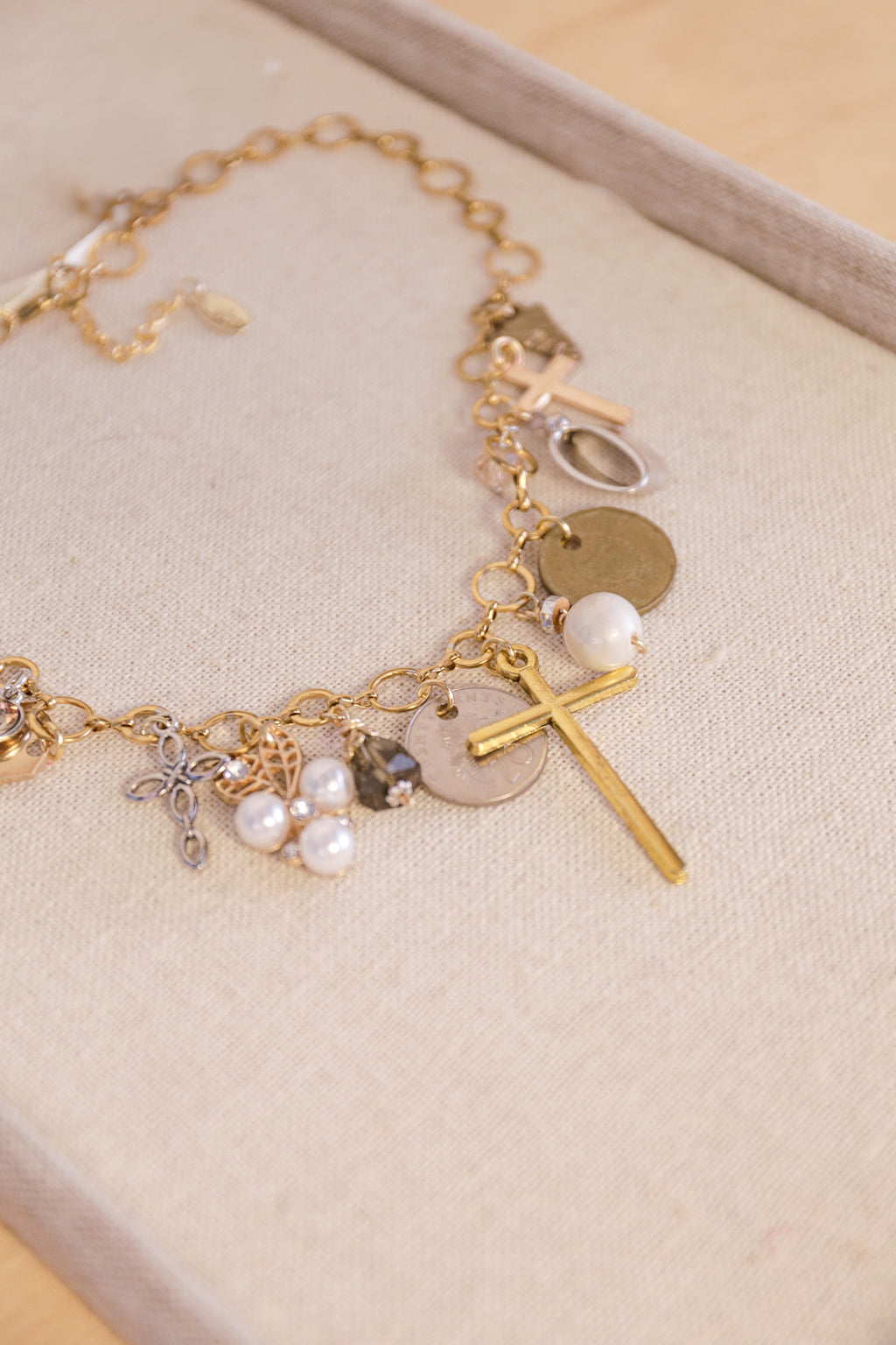 Louisa 13 Vintage Charms & Coins Necklace