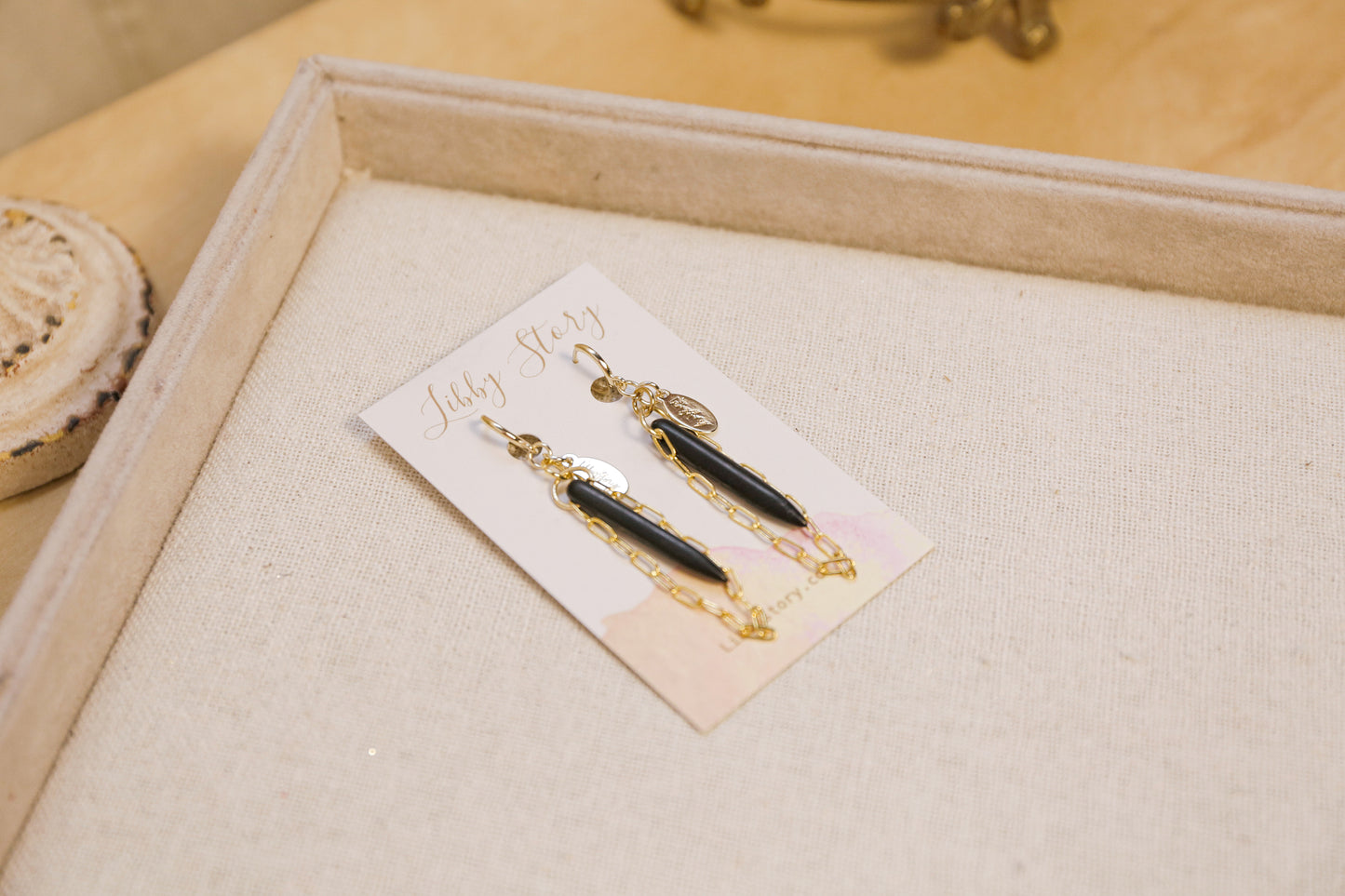 Arizona Dyed Bone Earrings