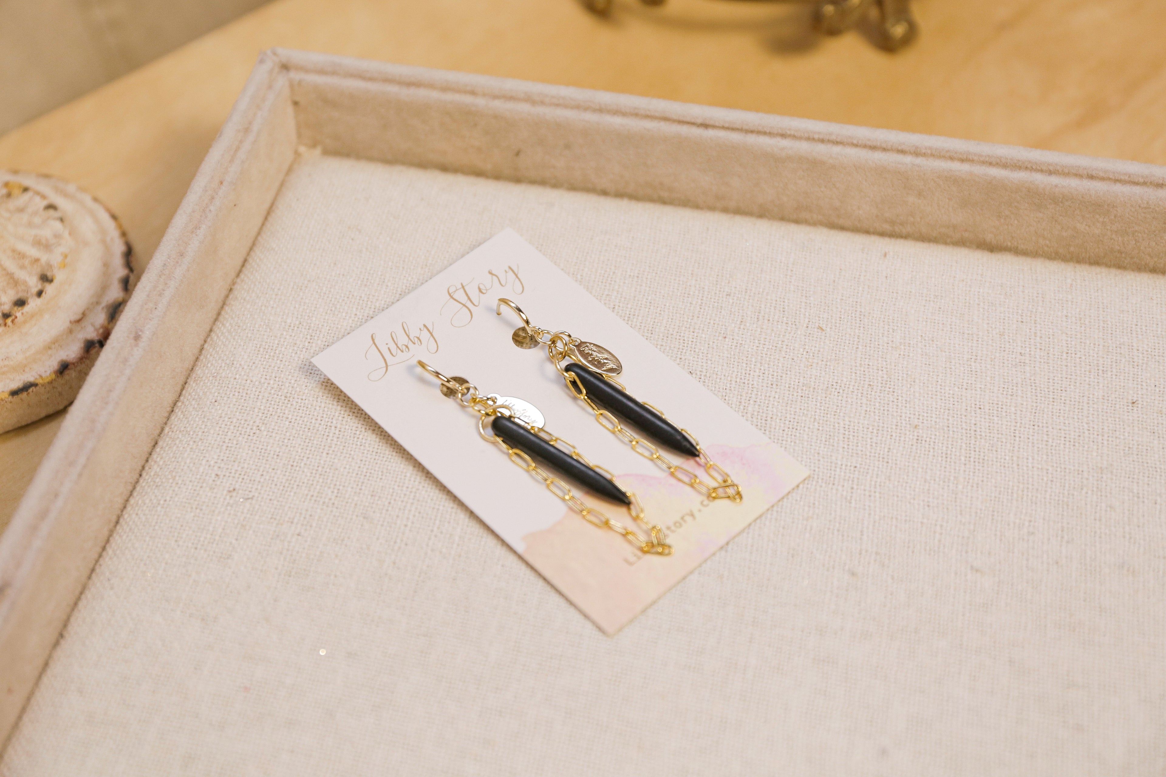 Arizona Dyed Bone Earrings
