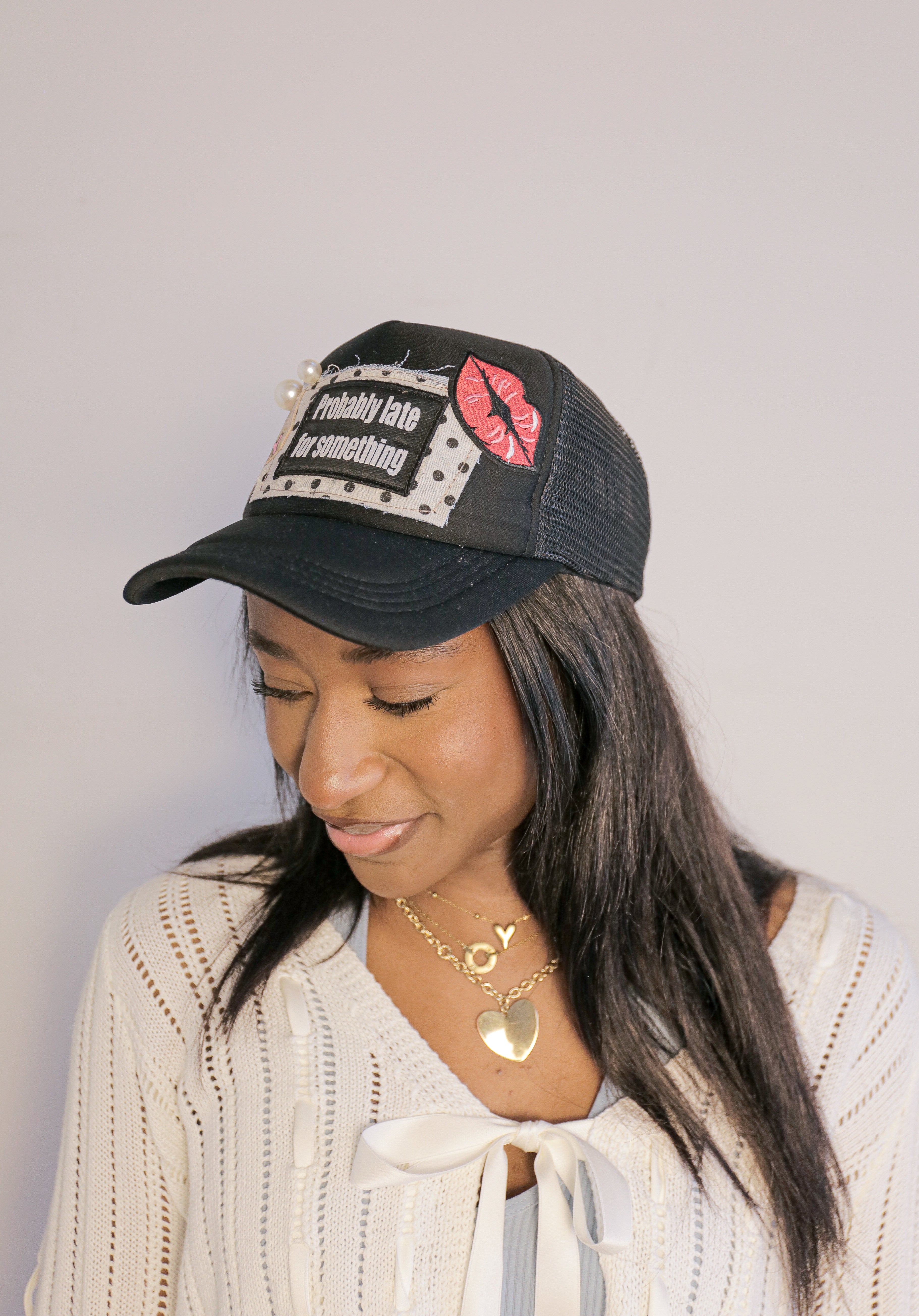 Late for Something Trucker Hat | One-of-a-Kind