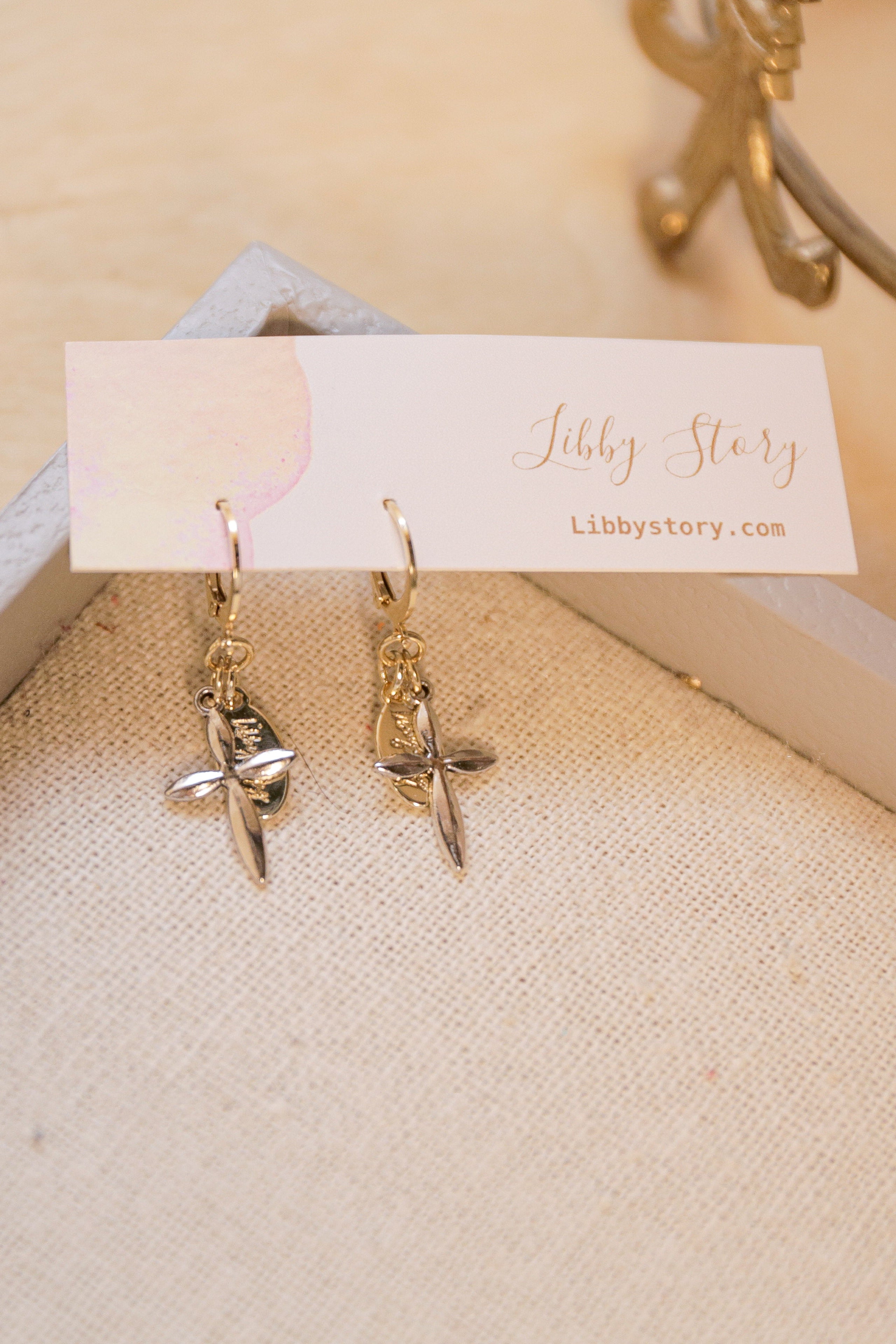 Cross Me Earrings