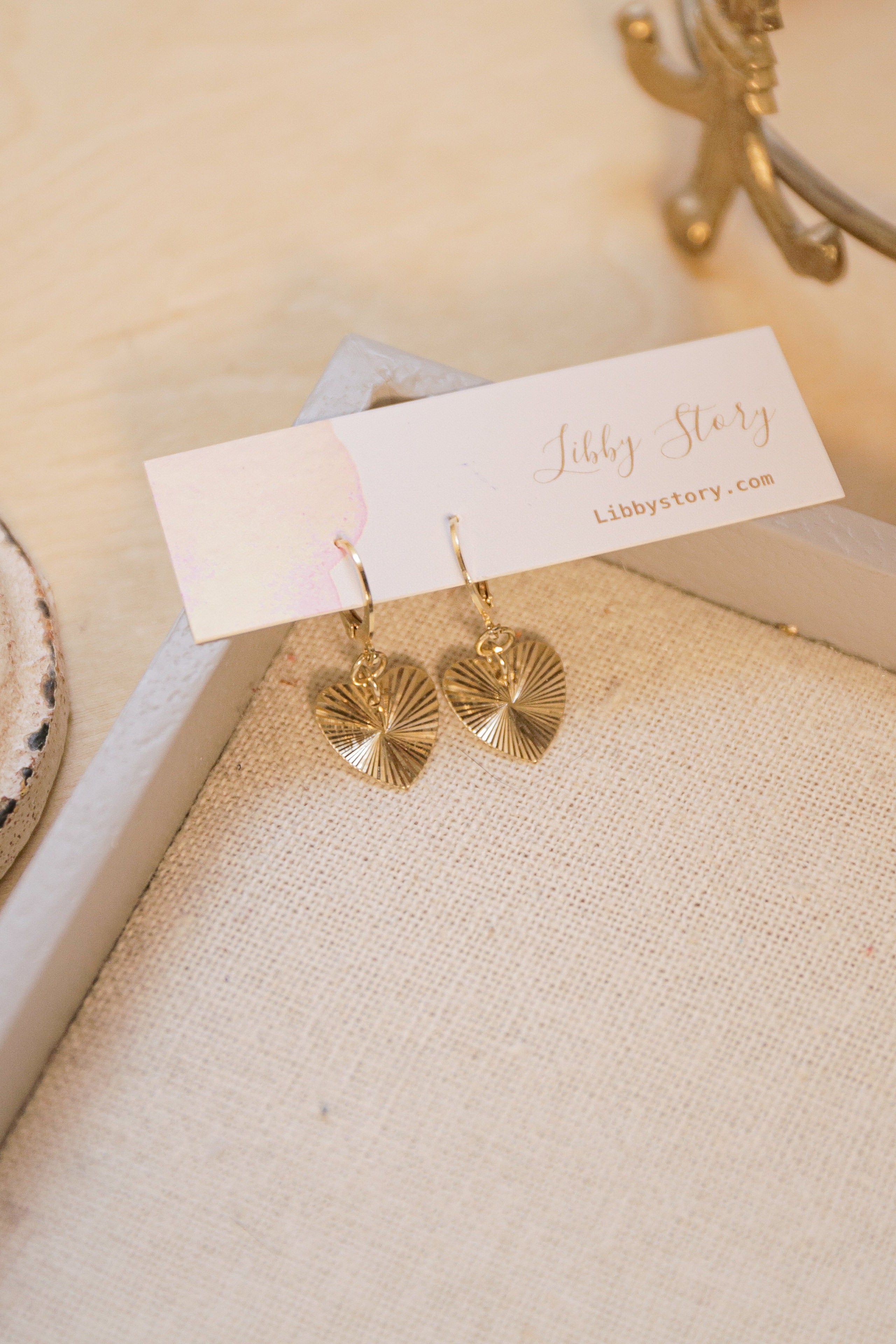 Love Prism Heart Earrings