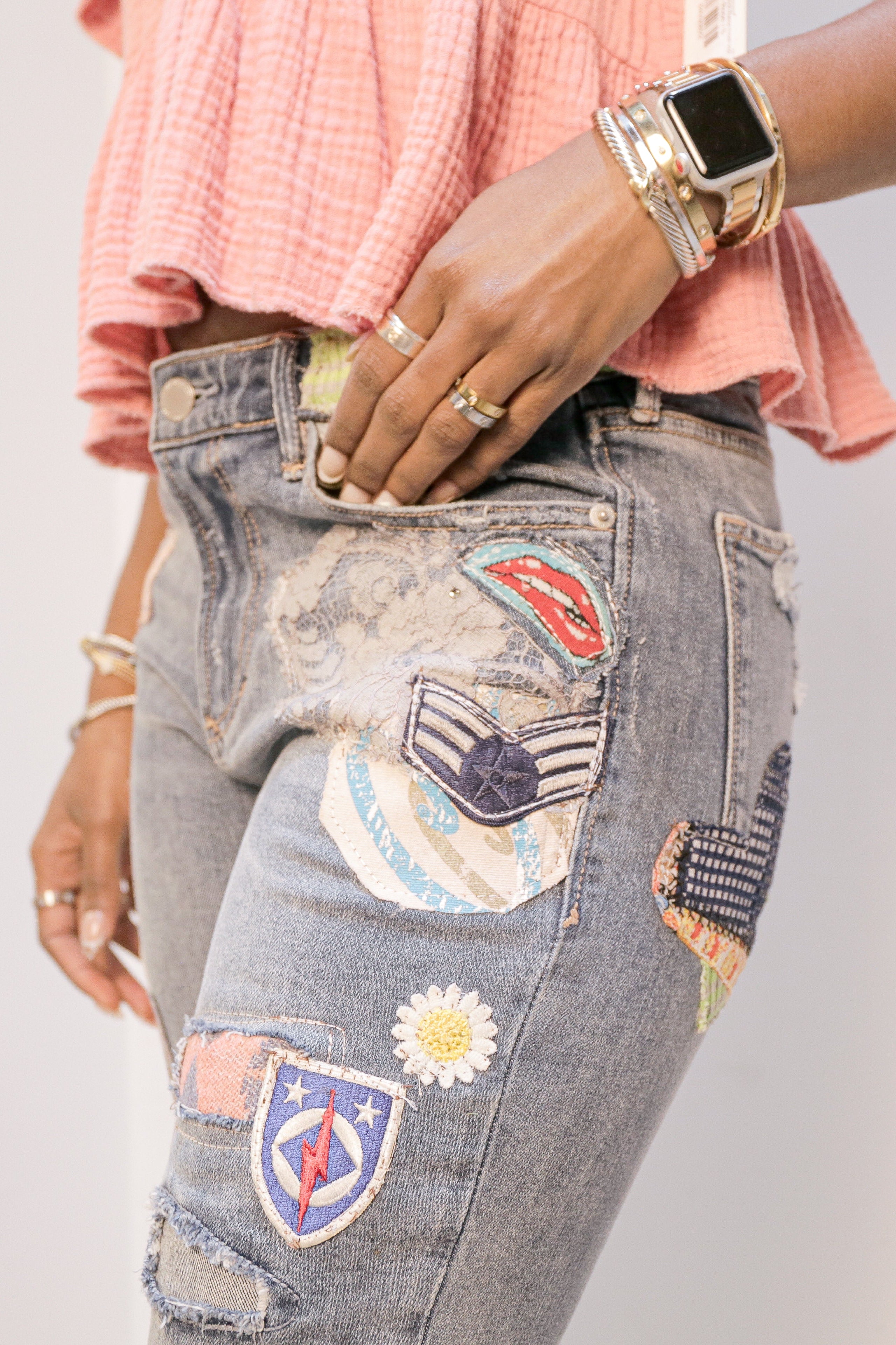 Libby Story X Dear John Patchwork Jeans | One-of-a-Kind