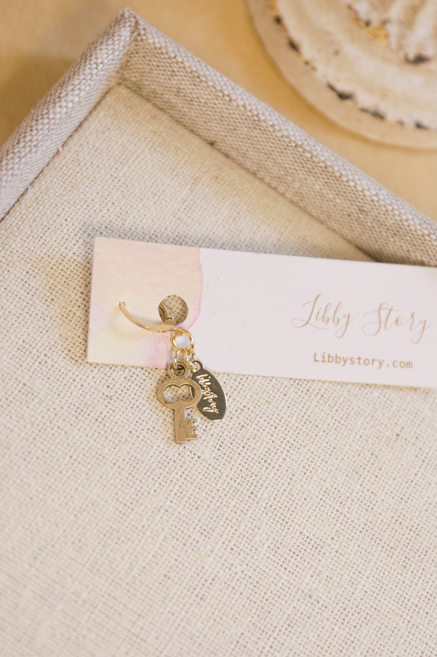 Keyed Up Clip-On Gold Plated Charm