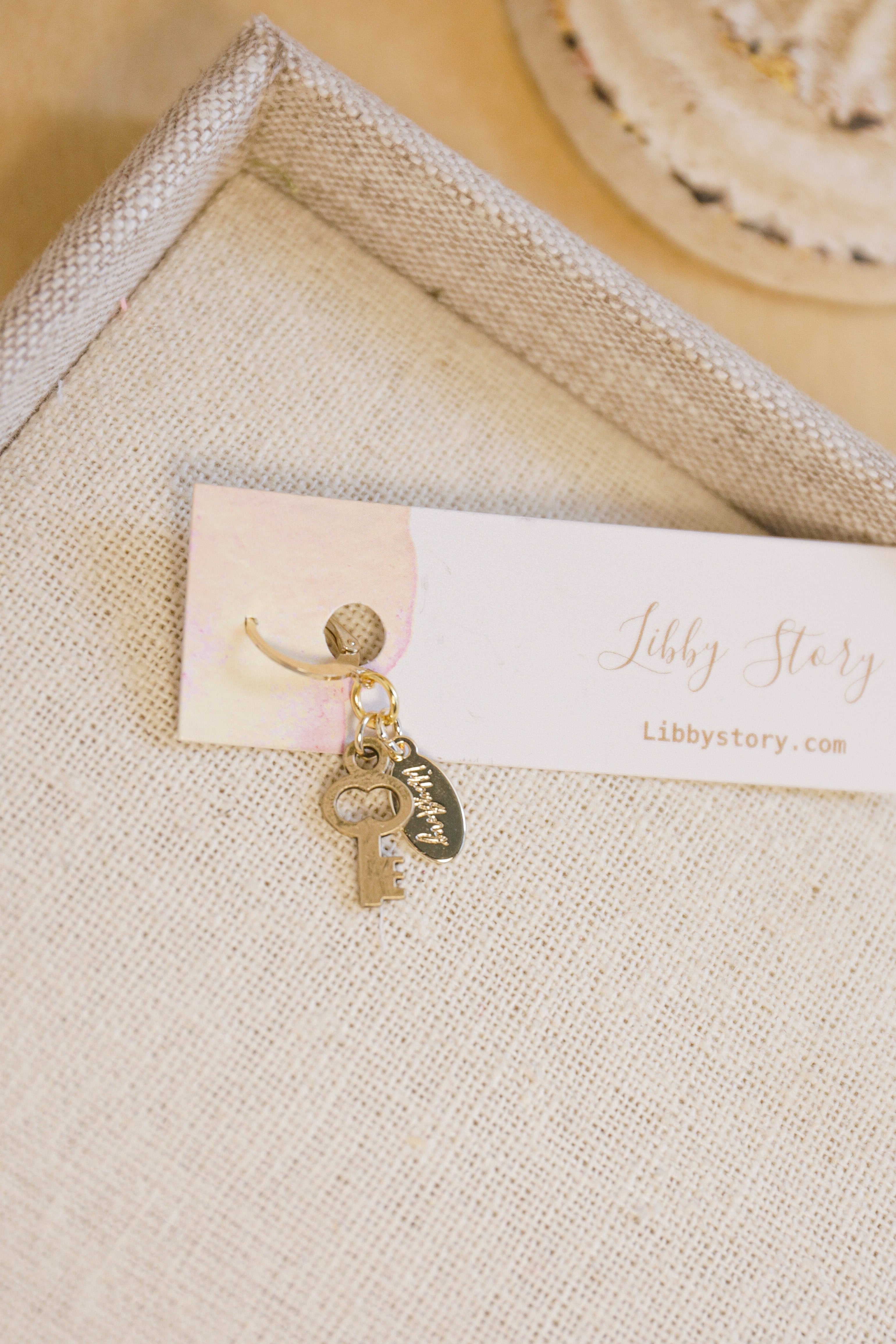 Keyed Up Clip-On Gold Plated Charm