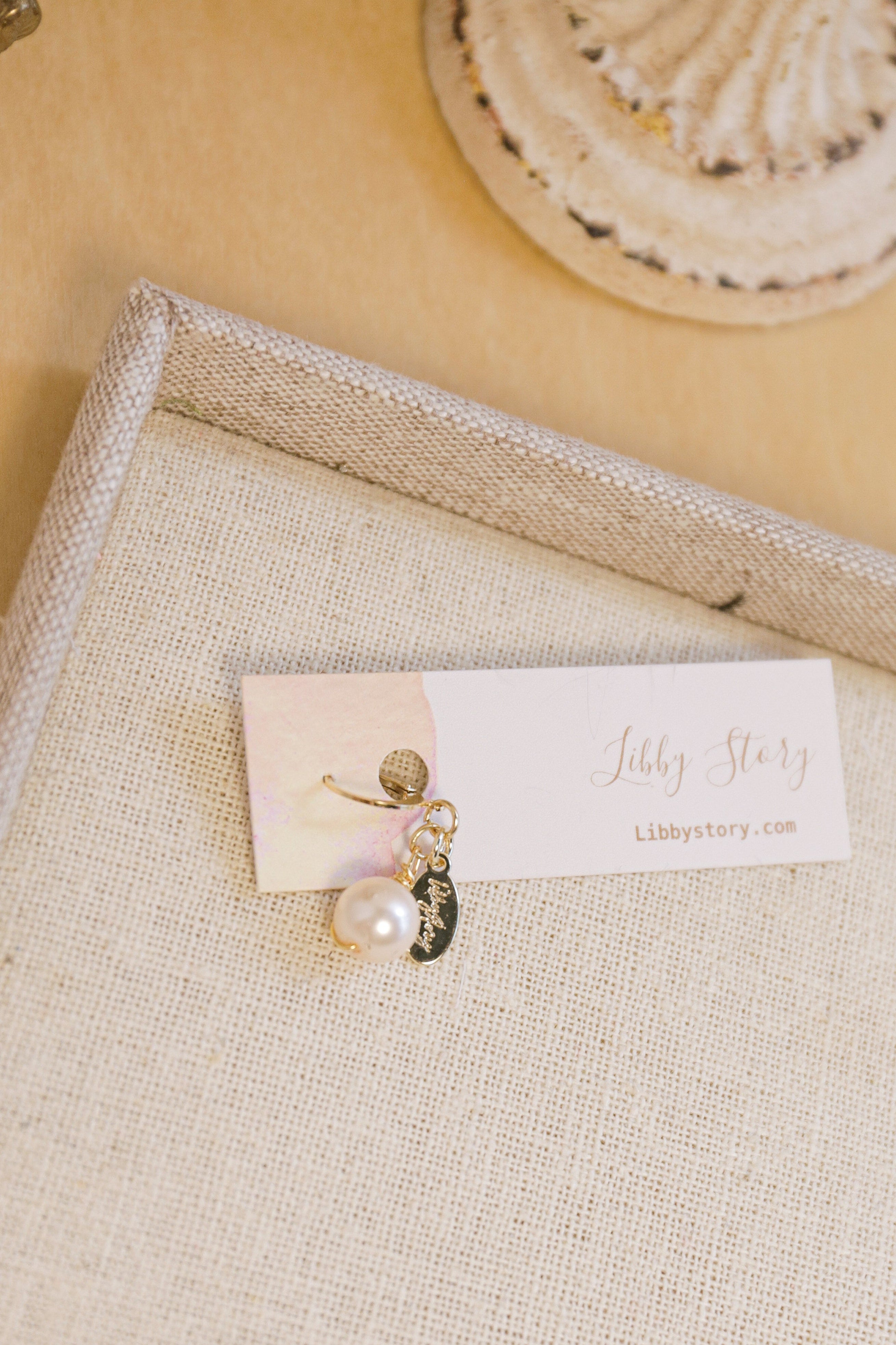 Glass Pearl Clip-On Charm
