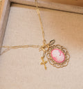 Azalea Handmade Resin Cameo Necklace