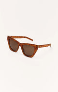Z Supply Undercover Brown Tortoise Sunglasses