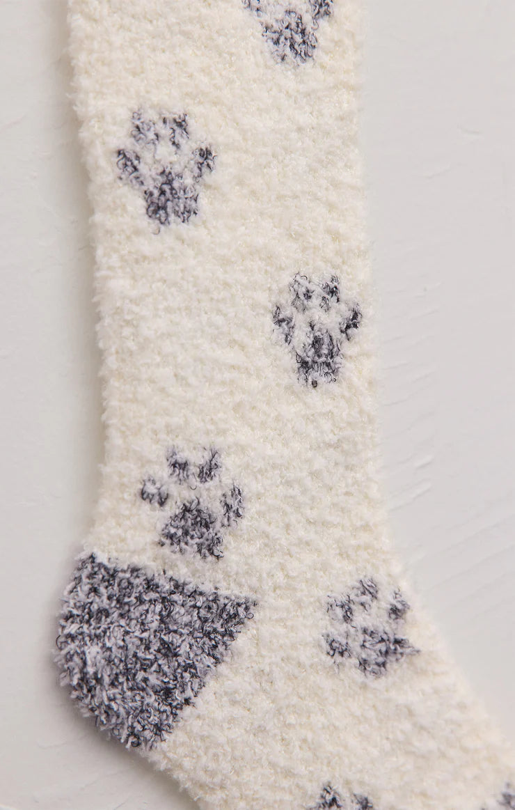 Z Supply Plush Paw Socks