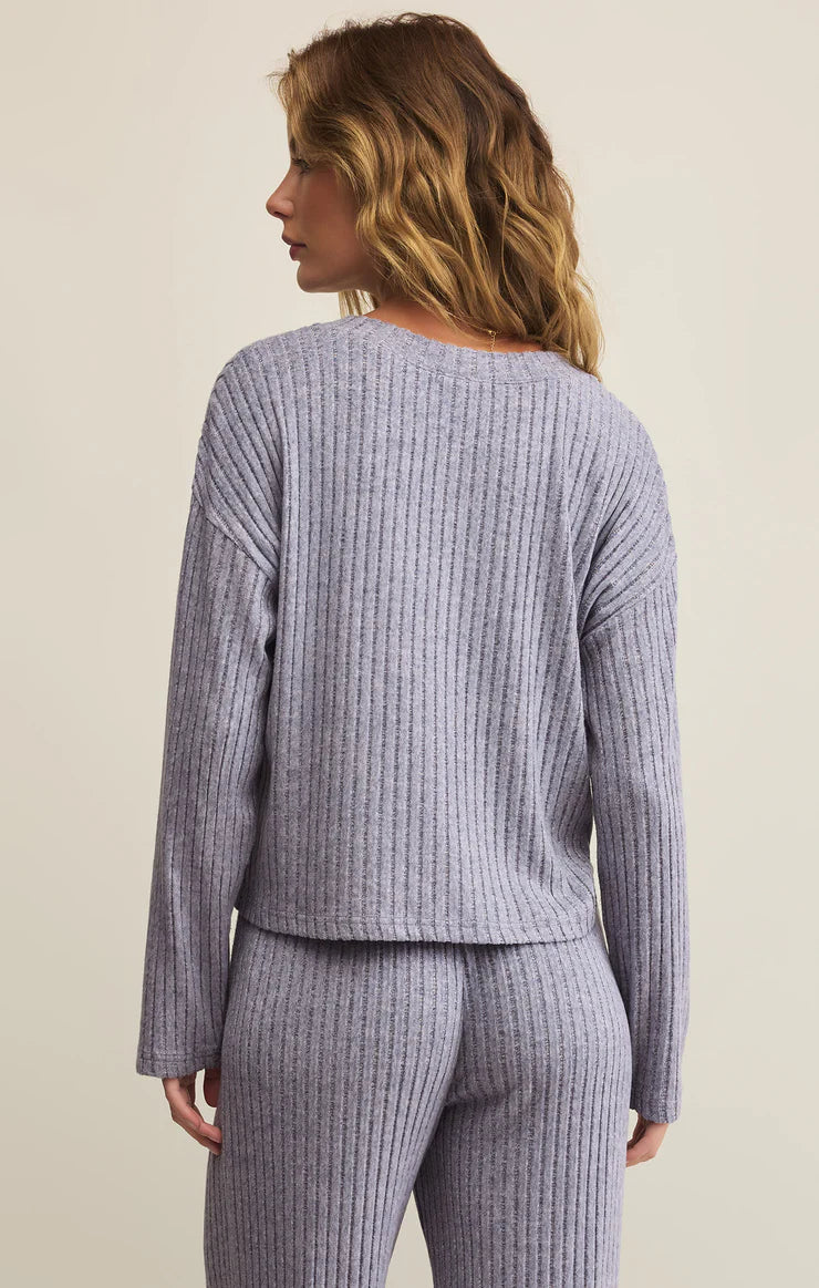 Z Supply Valentina Rib LS Top