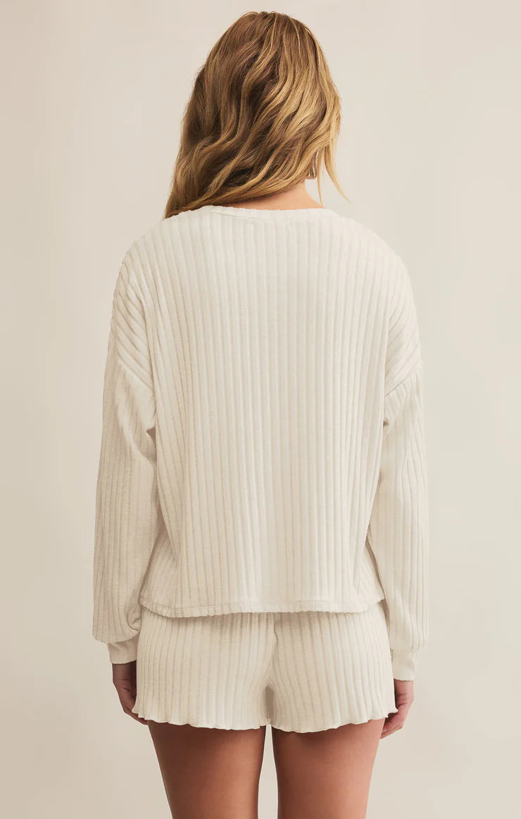Z Supply Daydream Rib LS Top