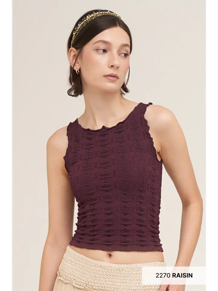 NikiBiki Floral Edge Top