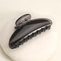 Jelly Finish Solid Color Hair Claw Clip