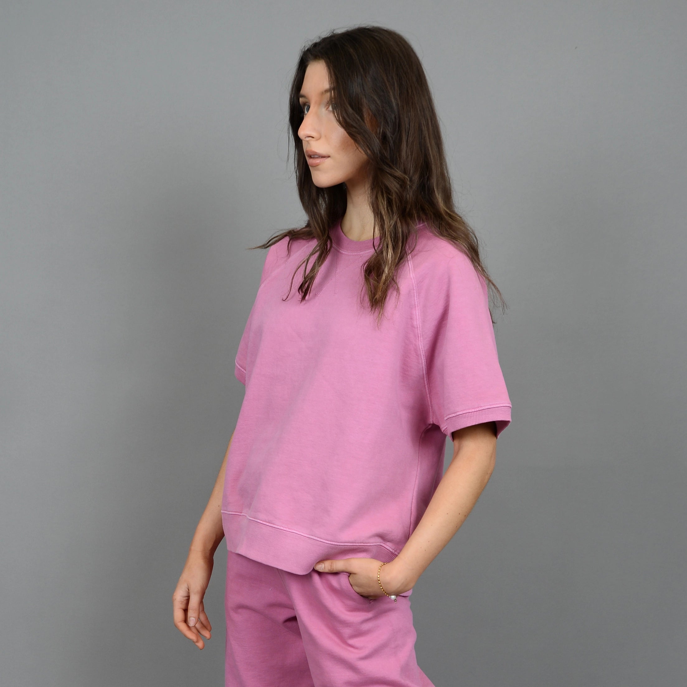 RDI Paloma Fleece Raglan Short Sleeve Top