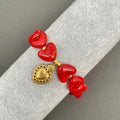 Heart Linked Bracelet