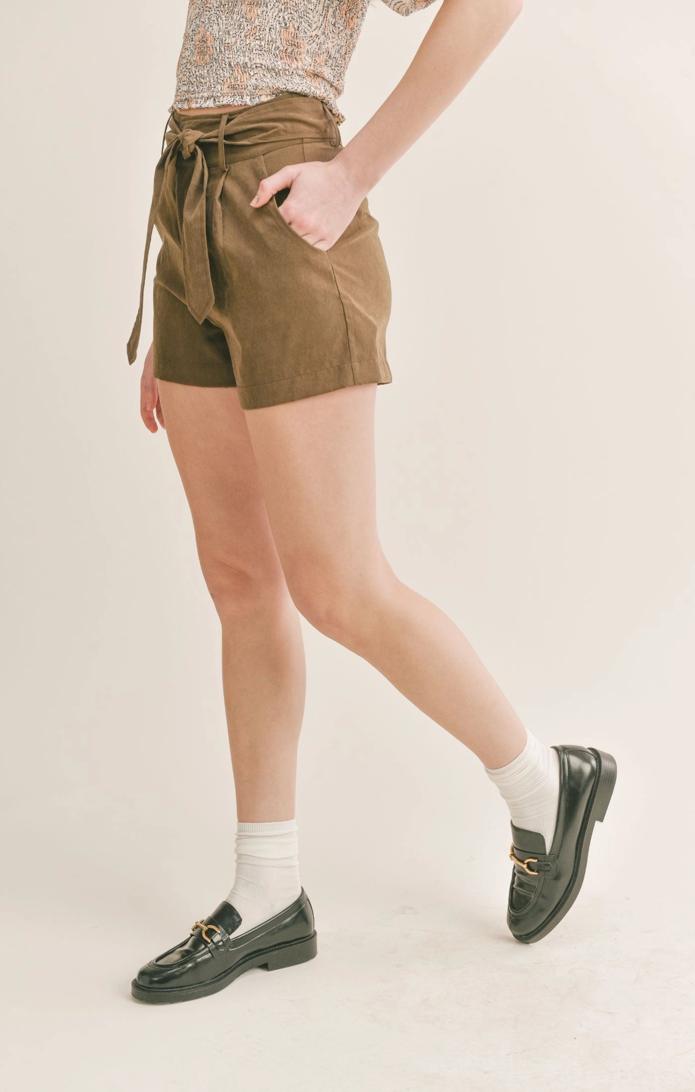 Sadie & Sage Willow Belted Short