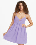 Billabong In A Twist Tie-Front Mini Dress