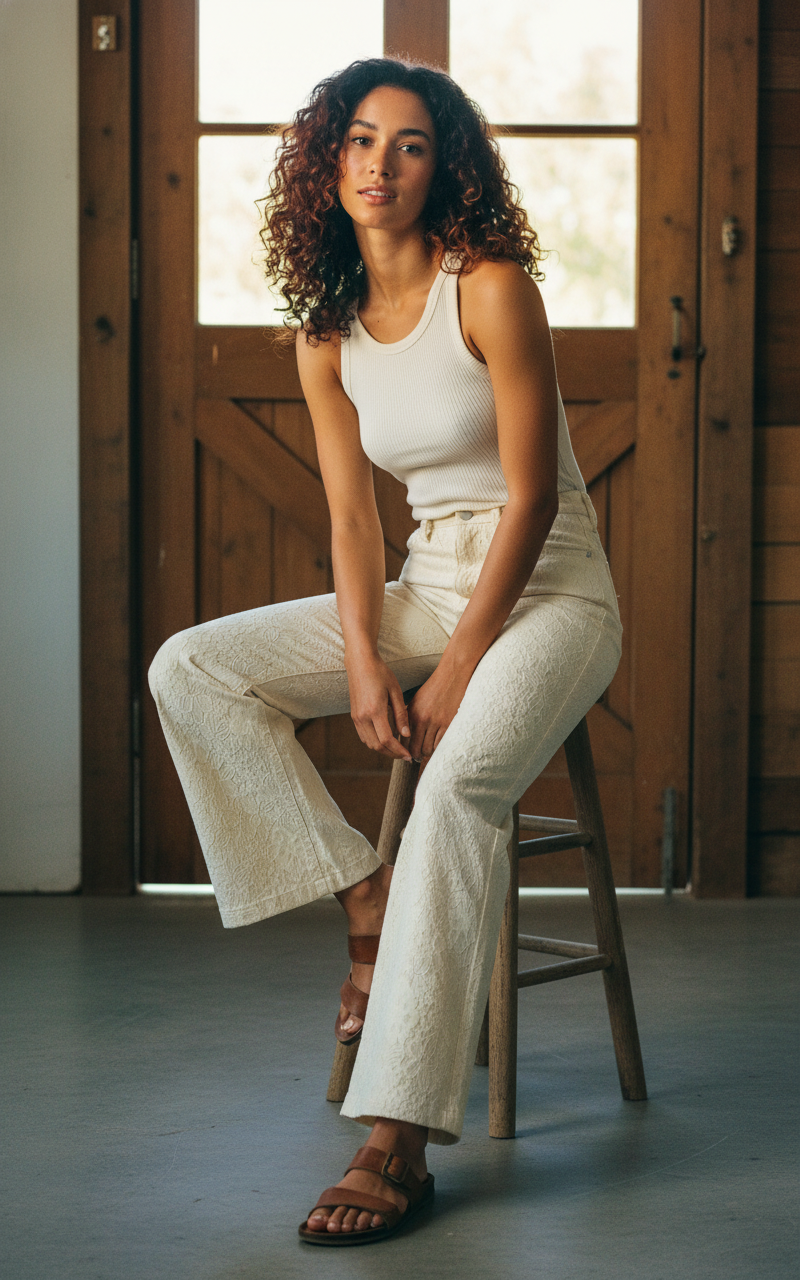 [AI-GEN] [Unknown Prompt] - ⚠️ CRITICAL MODEL IDENTITY:
The model in this image MUST be: 27 female, Medium w...