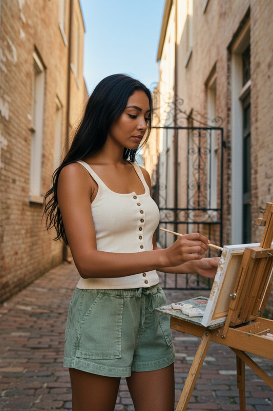 ## CAMERA & COMPOSITION (Cheat Sheet V2)
## COMPOSITION DIRECTION (V2)

**Camera Setup:**
- Angle: D