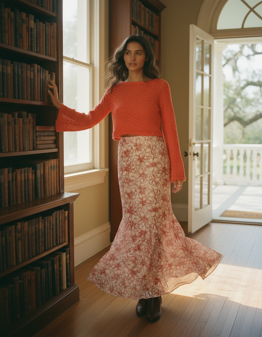 CROP TYPE: FULL-BODY TIGHT (bottoms)
Frame feet to just above head. Model fills 85%+ of vertical fra