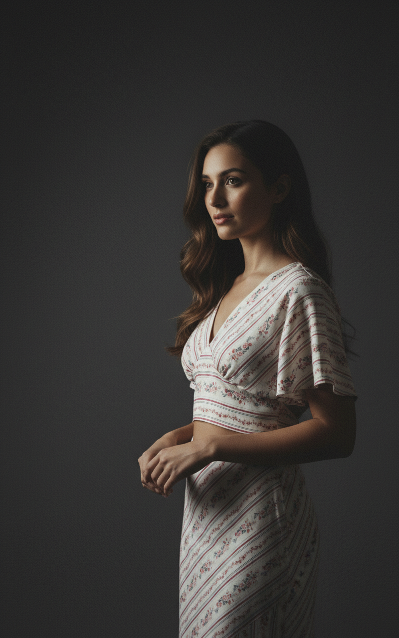 AI Editorial - Sage the Label Rosebud Open Back Top