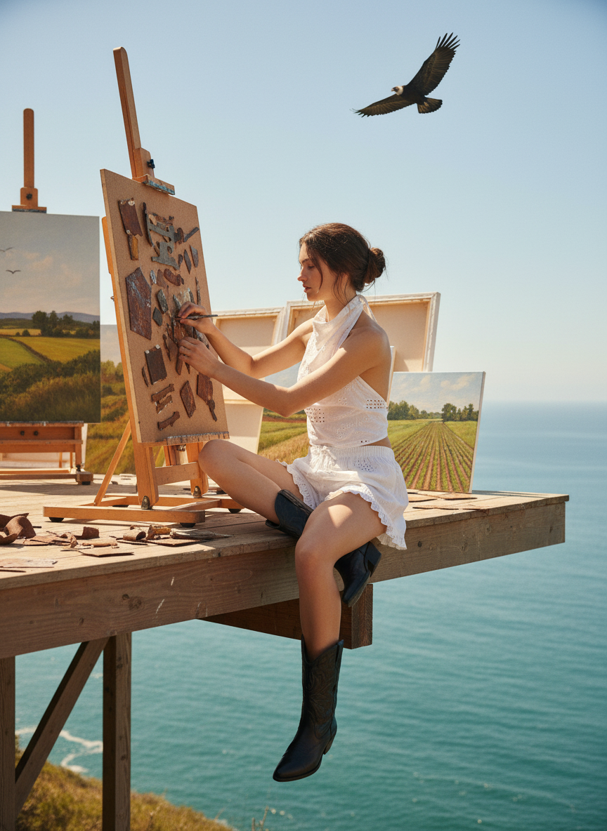 AI Editorial - Steve Madden Lou Top