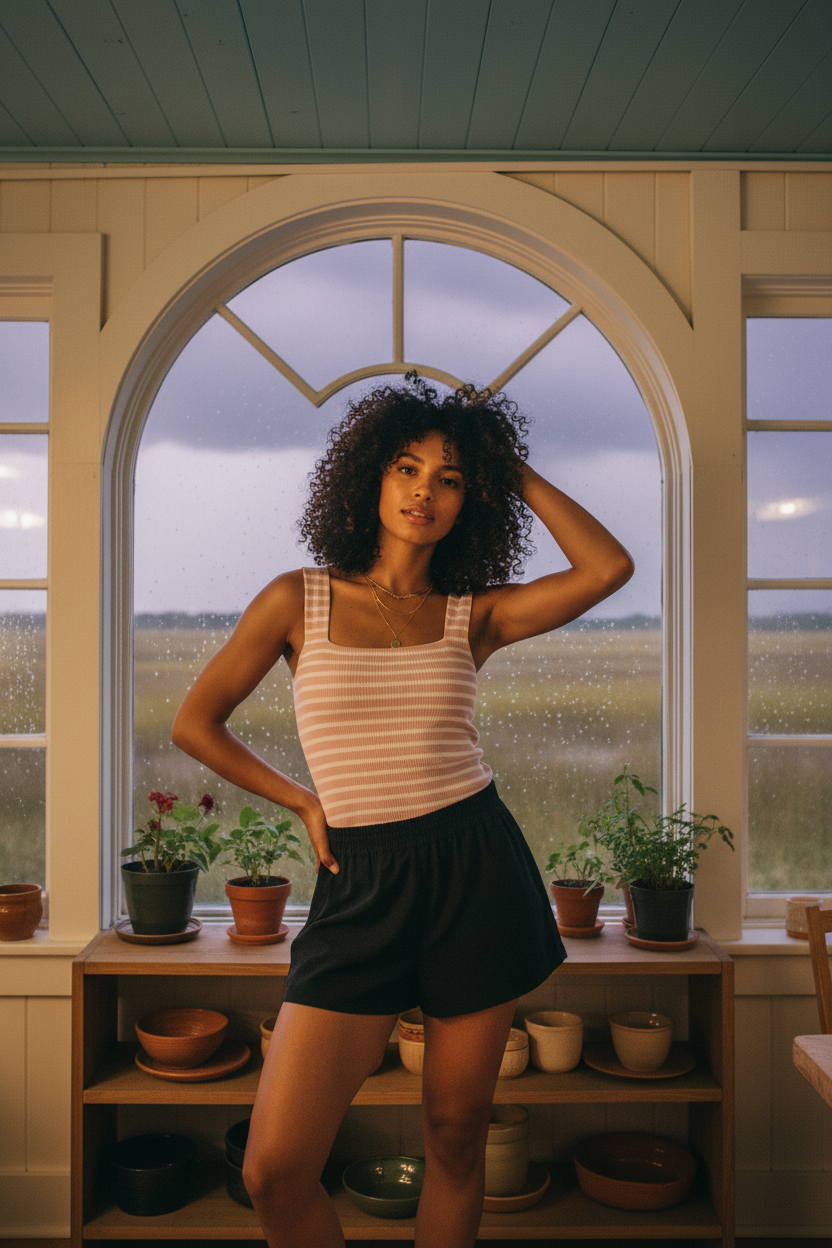 AI Editorial - O'Neill Vanessa Mini Stripe Tank