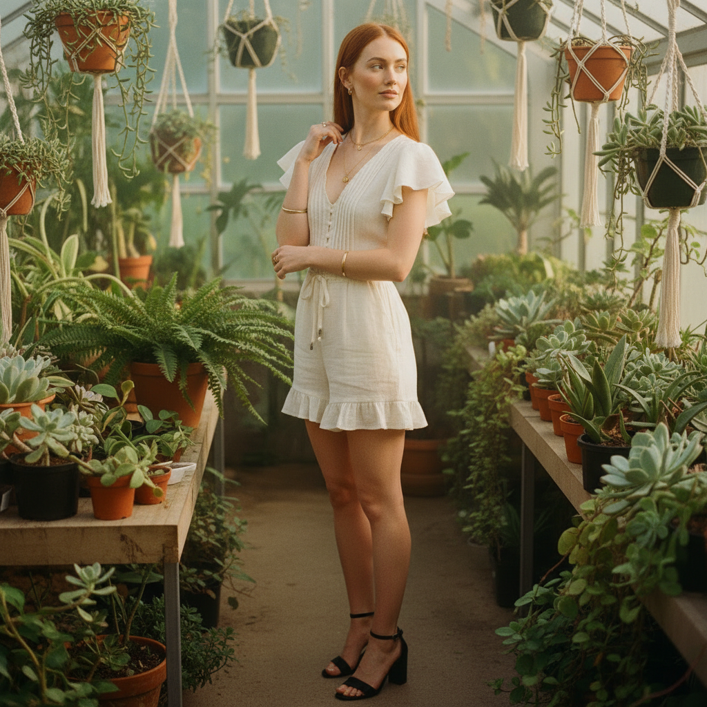 AI Editorial - Dex Elastic Waist Linen Pants