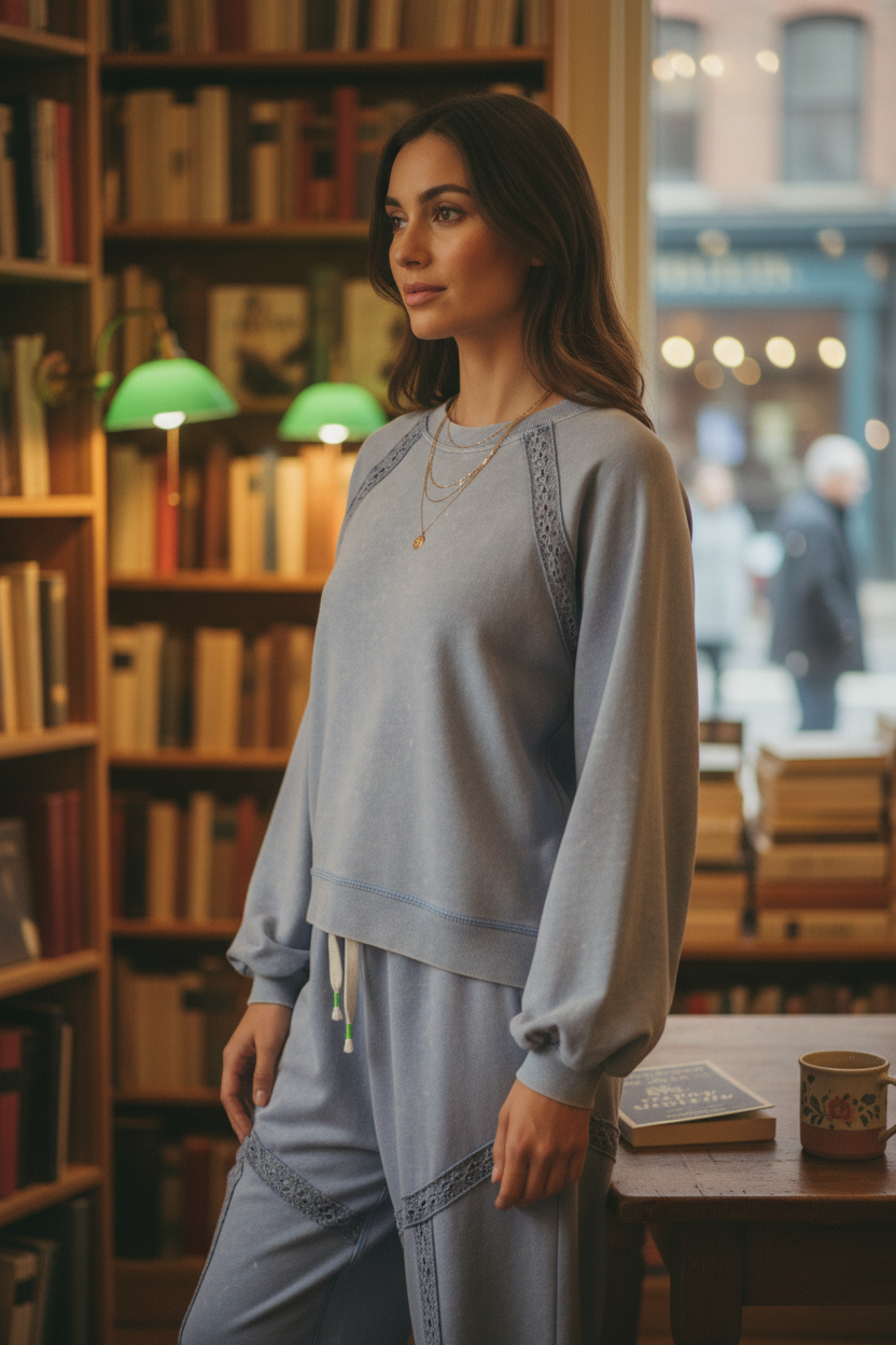 AI Editorial - Free People Couch Club Pj Set