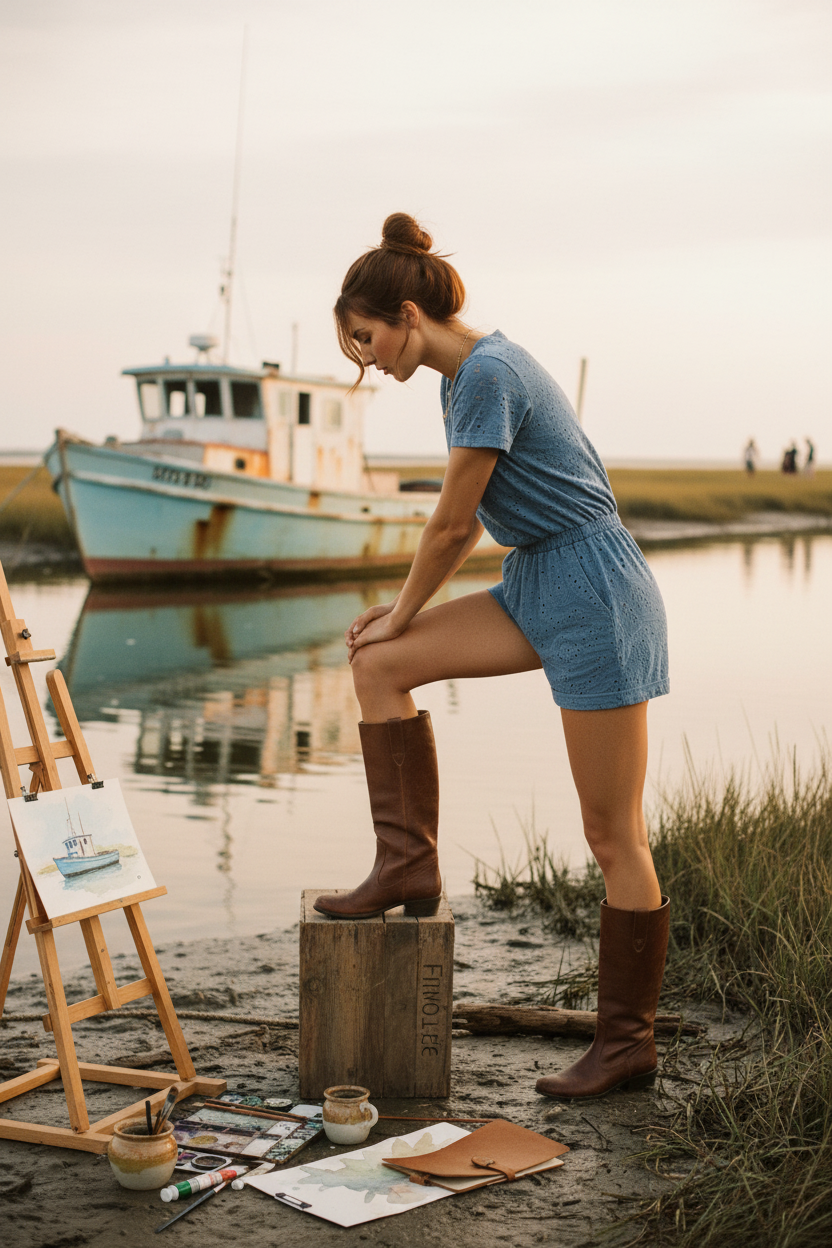 AI Editorial - Free People Cali Cuffed Shorties