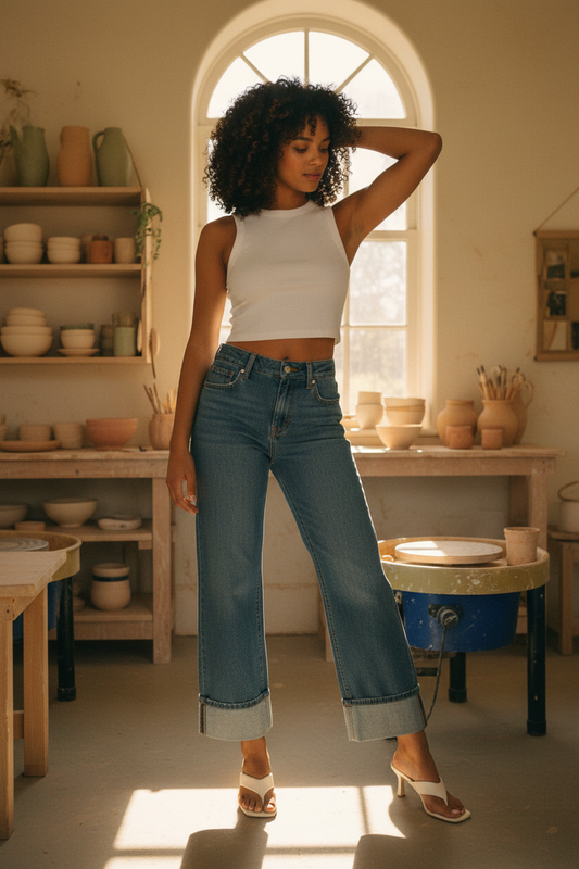 AI Editorial - Dear John Holly Jeans