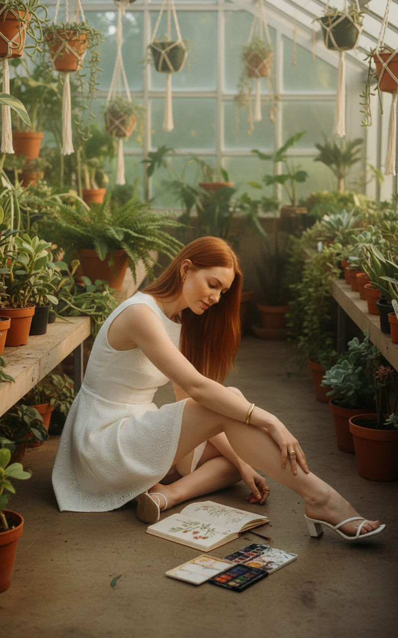 AI Editorial - Dex Fit & Flare Panelled Mini Dress