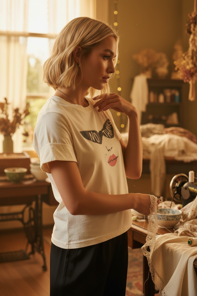 AI Editorial - All Us No Thanks Hi-Lo Tee