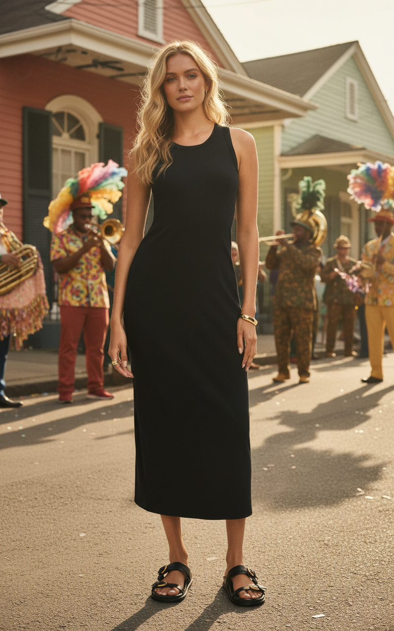 AI Editorial - Z Supply Clarke Midi Dress