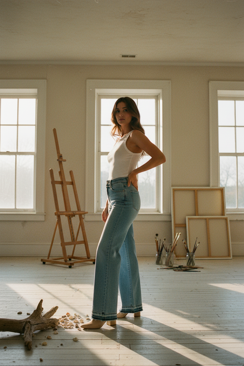 AI Editorial - Dear John Fiona Jeans