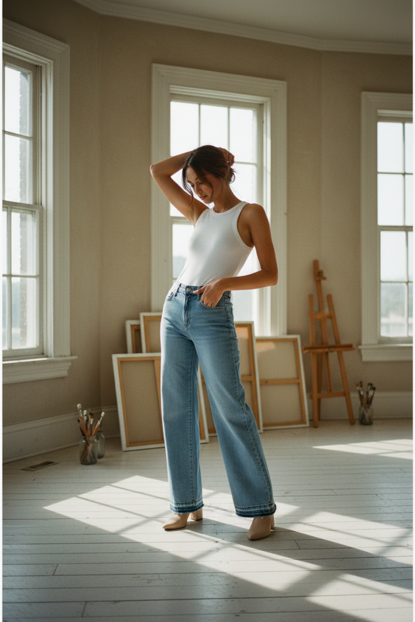 AI Editorial - Dear John Fiona Jeans