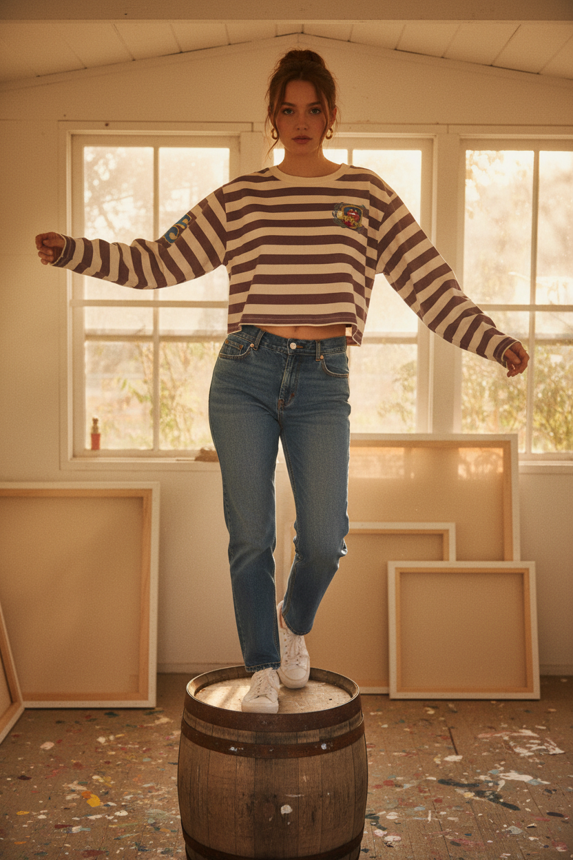 AI Editorial - Chaser The Rolling Stones Rugby Logo Pullover